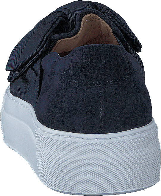 6026 Navy Suede Satin