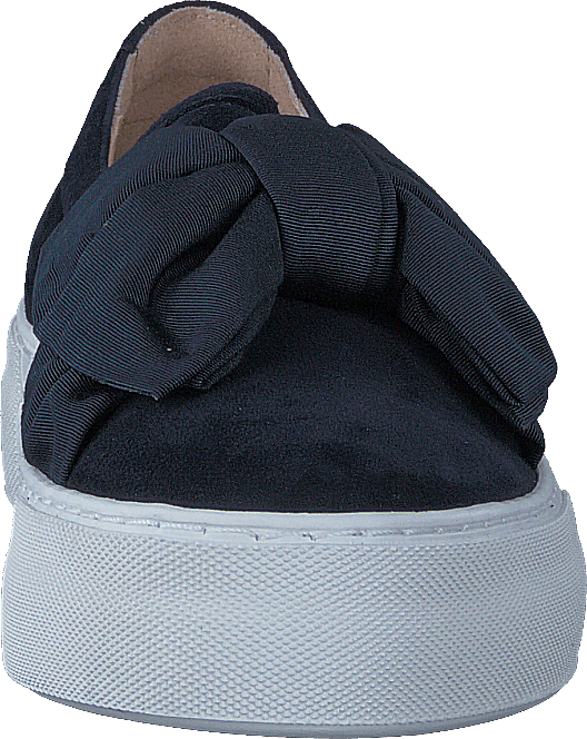 6026 Navy Suede Satin