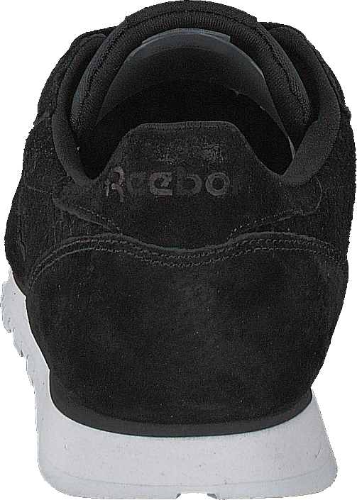 Cl Lthr Woven EMB Black/White
