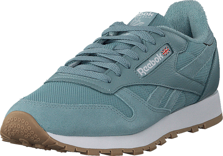Classic Leather Estl Whisper Teal/White
