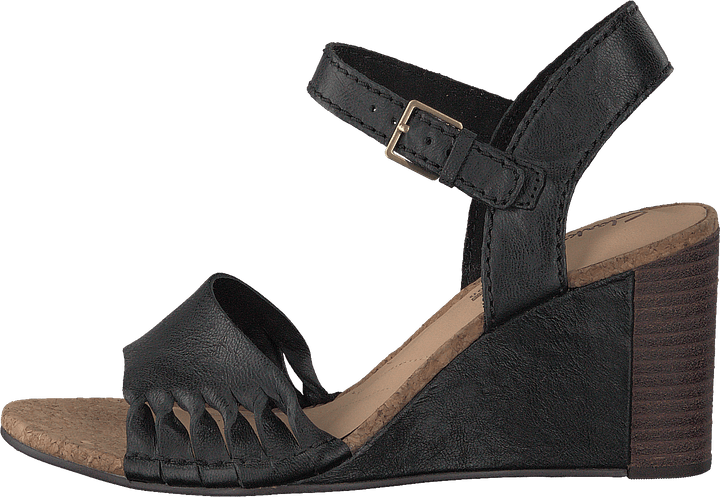 Spiced Poppy Black Leather