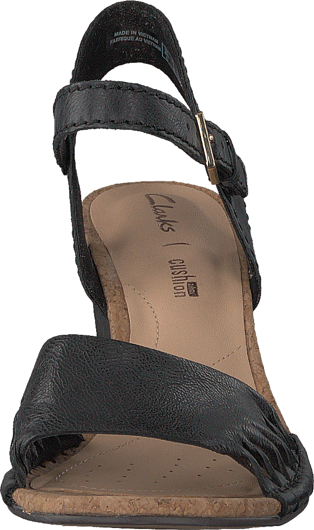 Spiced Poppy Black Leather