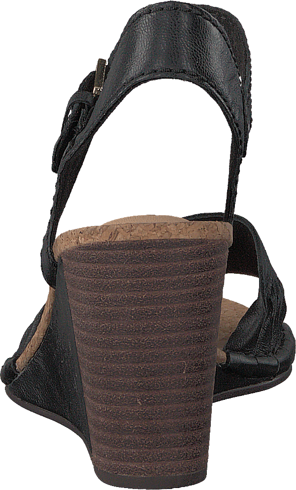 Spiced Poppy Black Leather