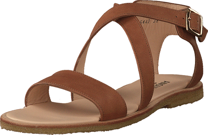 Sandal With Buckle Tan