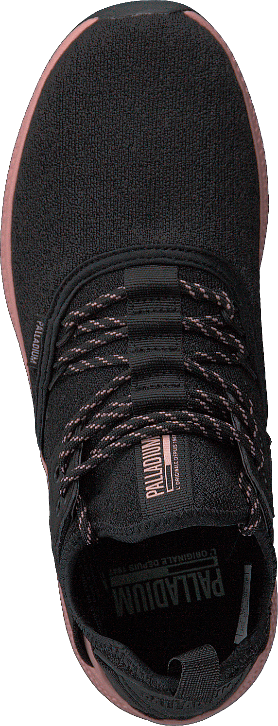 Ax_eon Lace Knit Black/Rose Tan