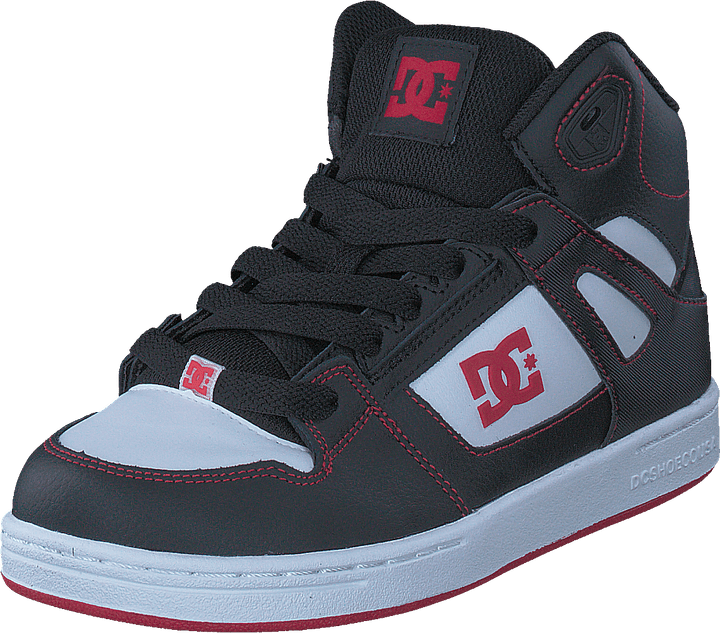 Pure High-Top Schwarz/Rot/Weiß