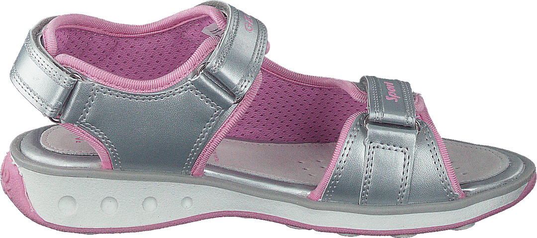 Jr Sandal Jocker Silver/pink