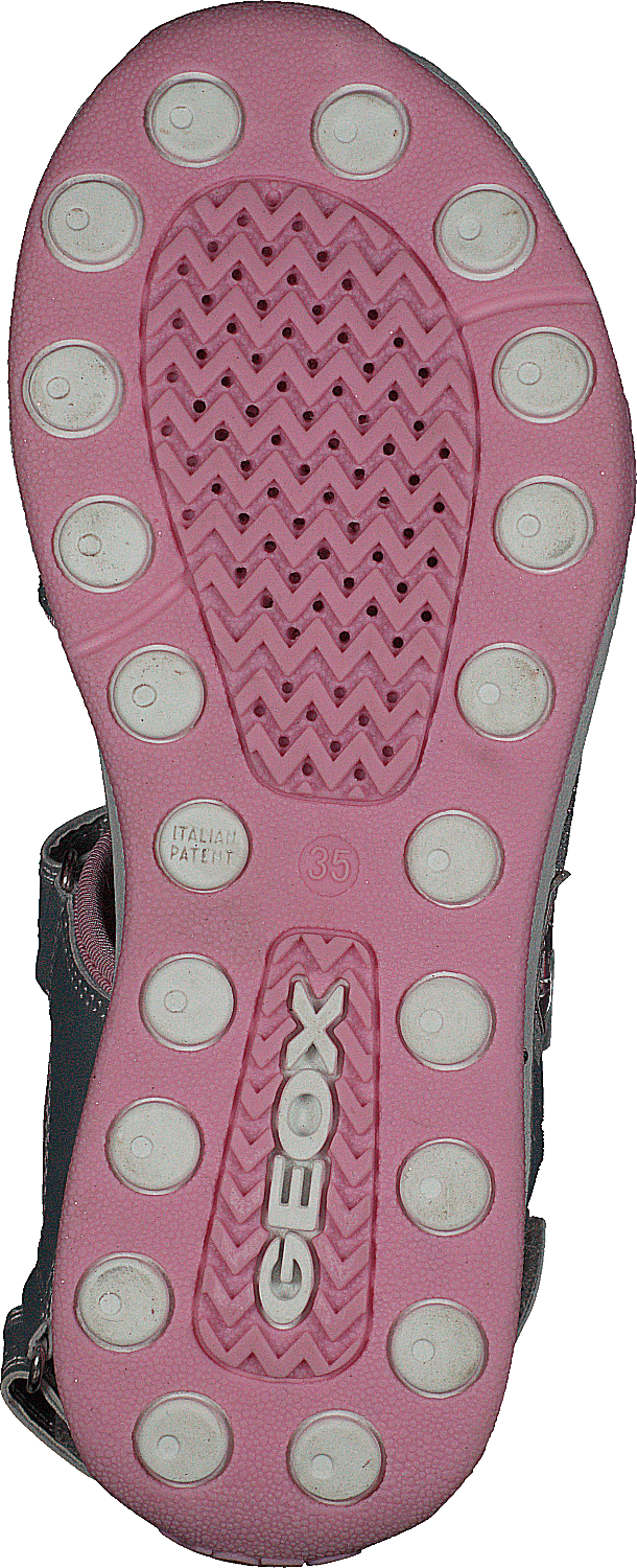 Jr Sandal Jocker Silver/pink