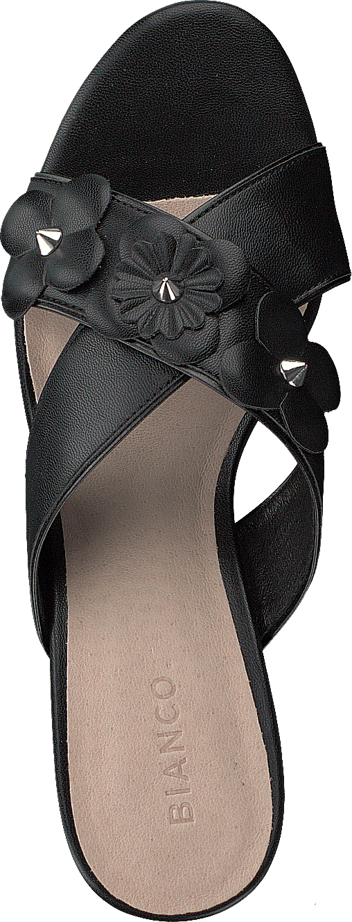 Flower Cross Sandale Schwarz