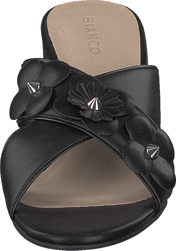 Flower Cross Sandale Schwarz