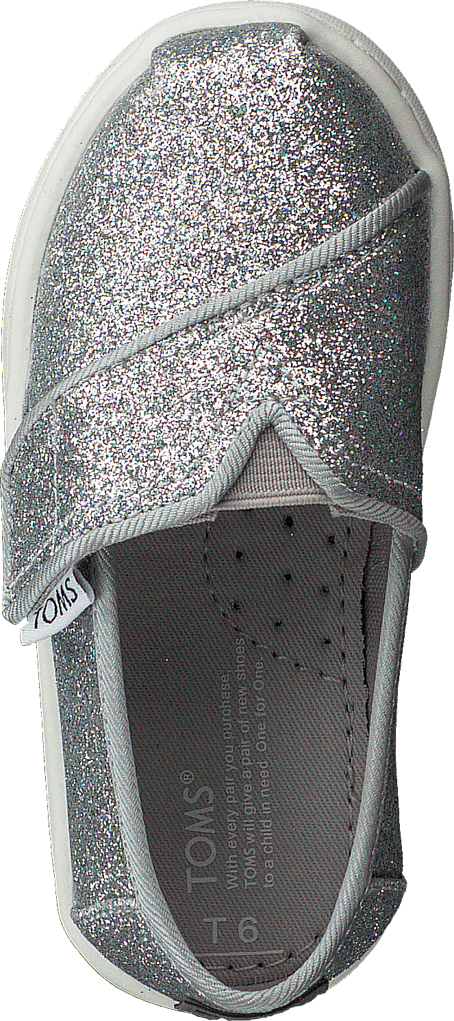 Alpargata Tiny Silver Iridescent Mica