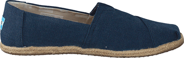 Alpargata Navy Washed Canvas Rope Sole