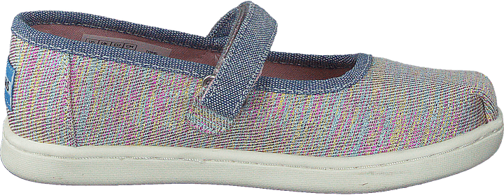 Mary Jane Tiny Pink Multi Twill Glimmer