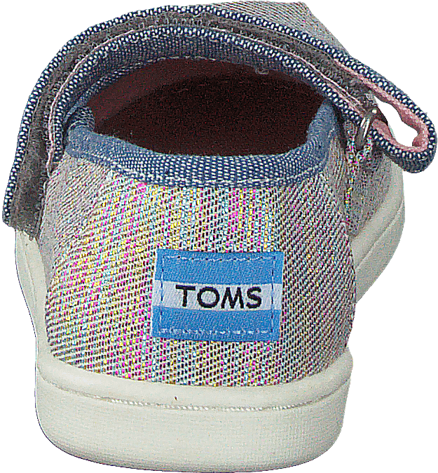 Mary Jane Tiny Pink Multi Twill Glimmer