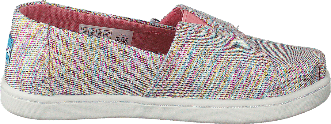 Alpargata Tiny Pink Multi Twill Mica
