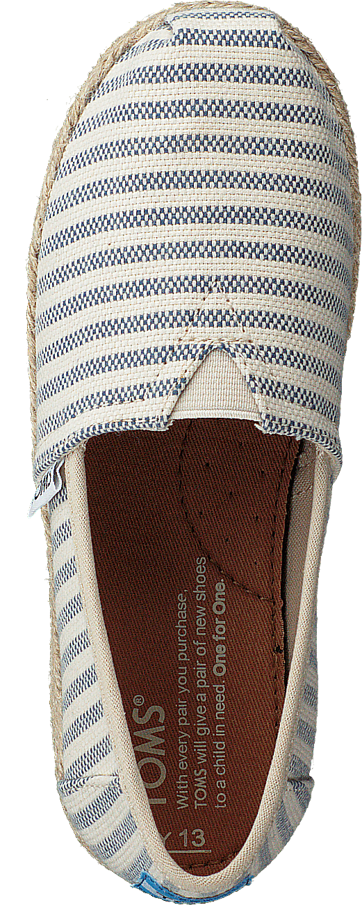 Alpargata Youth Sky Woven Stripe Rope Sole