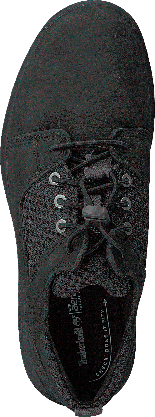 Flyroam L/f Oxford Jet Black Barefoot Buffed