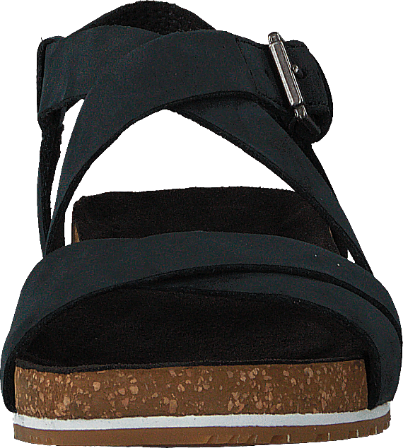 Sandale cheville Malibu Waves Noir de jais Naturebuck