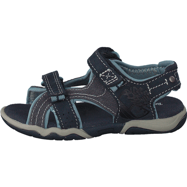 Park Hopper L/f 2-strap Sandal Black Iris