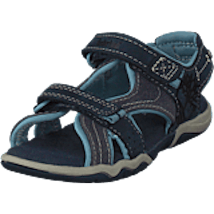 Park Hopper L/f 2-strap Sandal Black Iris