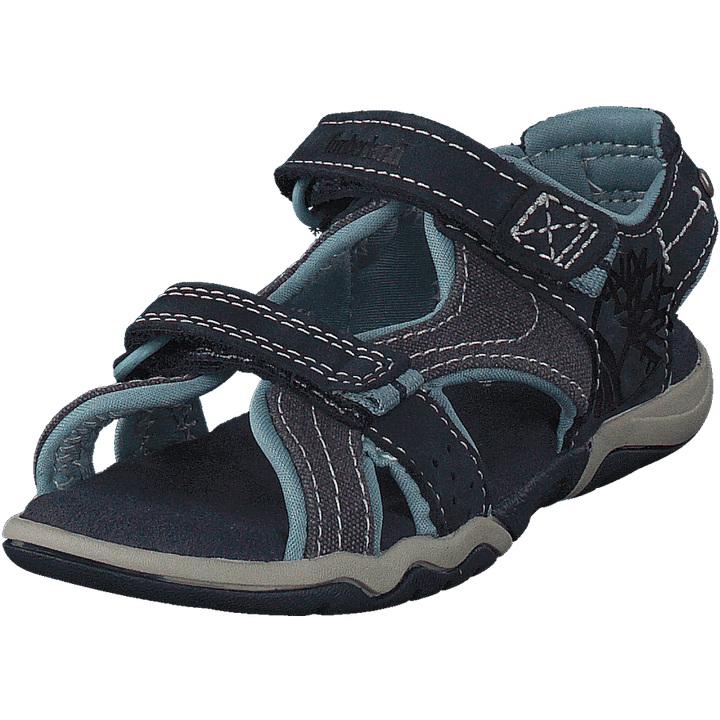 Park Hopper L/f 2-strap Sandal Black Iris