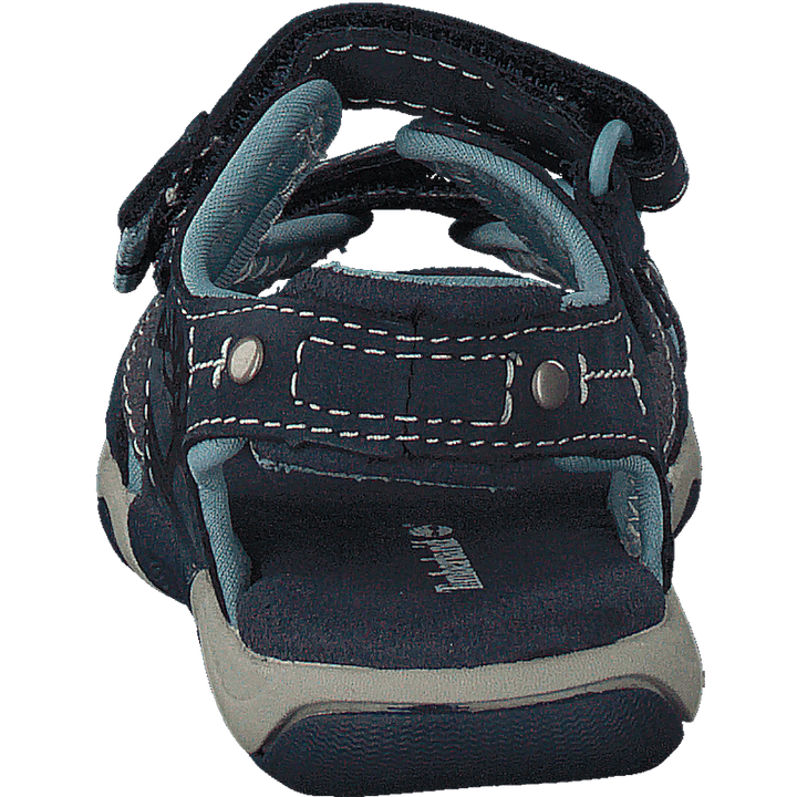 Park Hopper L/f 2-strap Sandal Black Iris