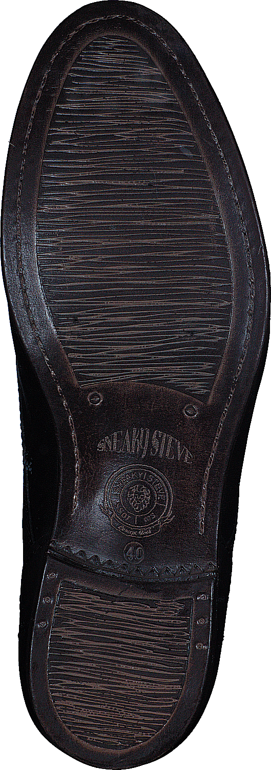 Dirty Low Schwarzes Leder