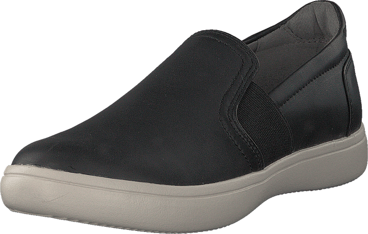 Ariell Gore Slip-on Black Lea