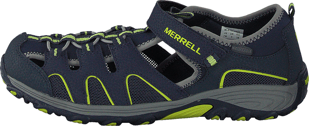Hydro H20 Sandal Navy/lime