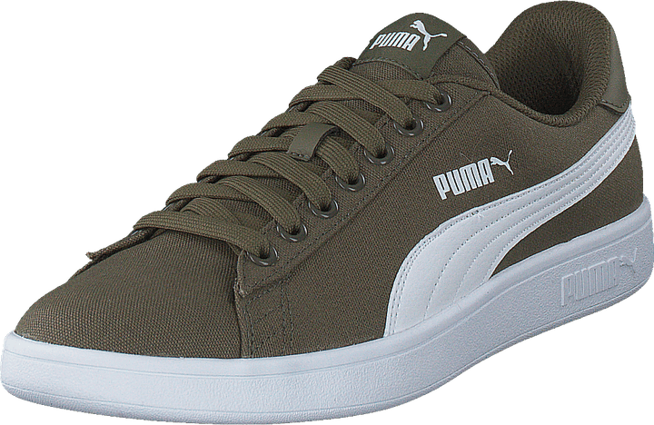 Puma Smash V2 Cv Puma Olive-puma White