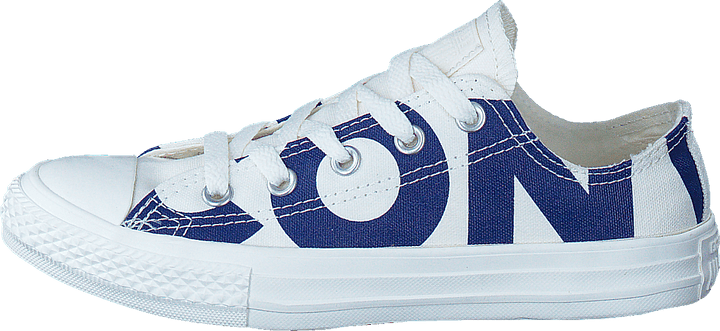 Chuck Taylor All Star Naturel/bleu/aigrette