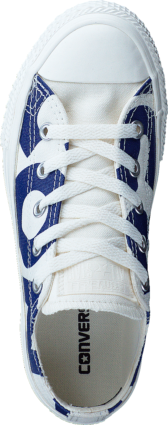 Chuck Taylor All Star Naturel/bleu/aigrette