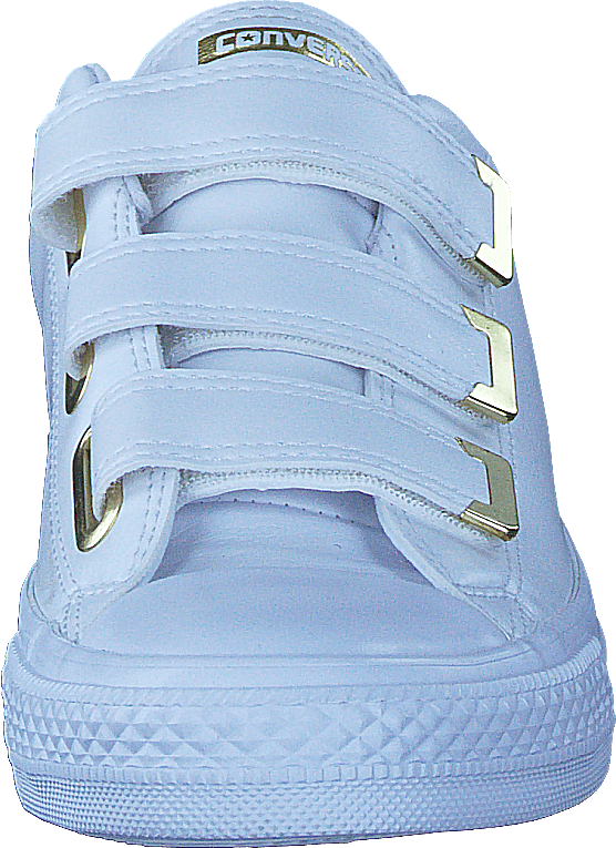 Chuck Taylor All Star 3v Bílá/bílá/zlatá