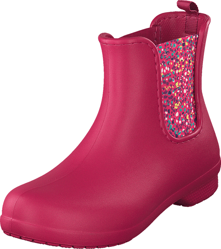 Freesail Chelsea Boot Women Berry / Dots