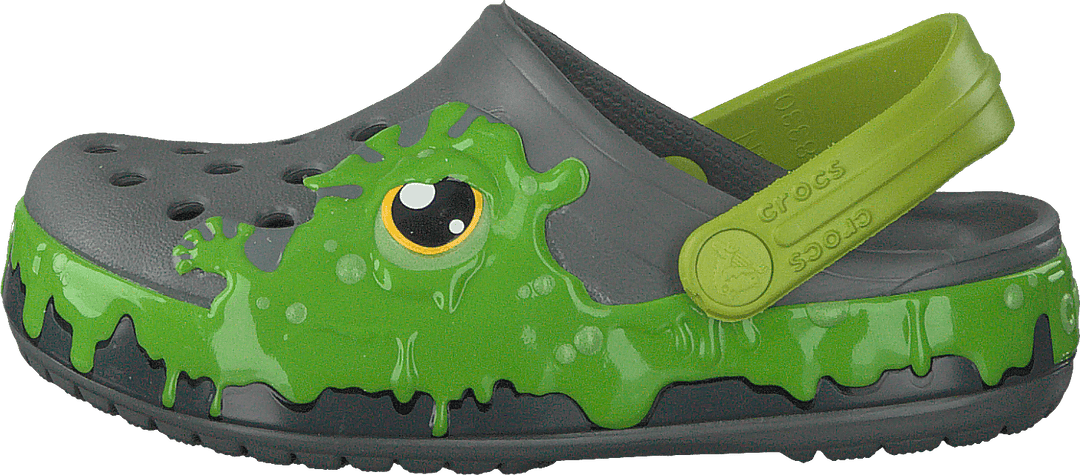 Fun Lab Slime Band Clog Kinder Schiefergrau