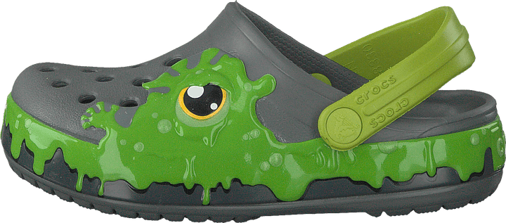 Fun Lab Slime Band Clog Kinder Schiefergrau