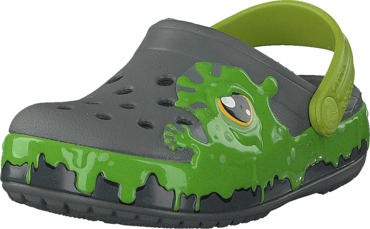 Fun Lab Slime Band Clog Kinder Schiefergrau