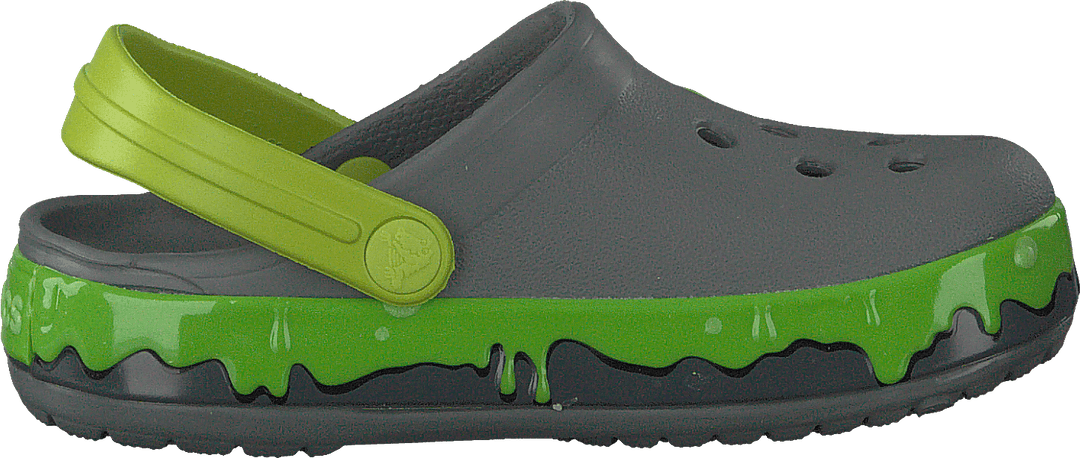 Fun Lab Slime Band Clog Kinder Schiefergrau