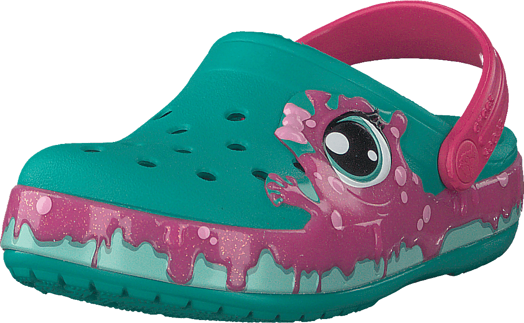 Fun Lab Slime Band Clog Kids Tropical Teal