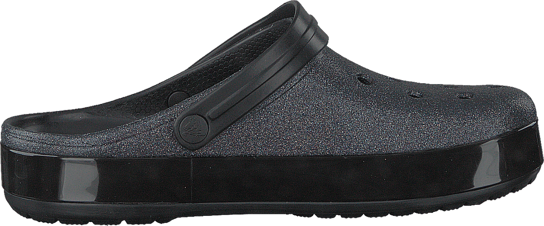 Crocband Glitter Clog Schwarz