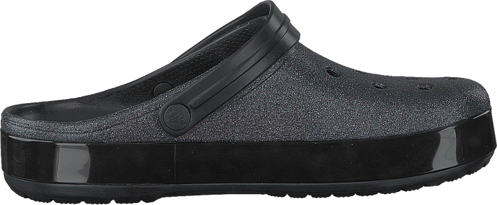 Crocband Glitter Clog Schwarz