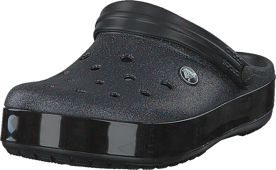 Crocband Glitter Clog Schwarz
