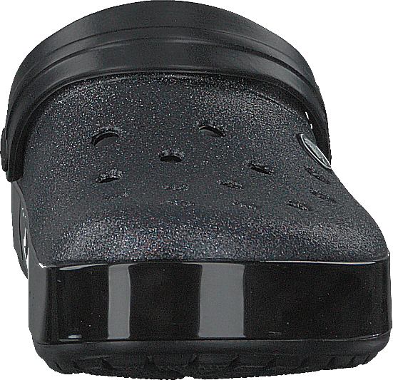 Crocband Glitter Clog Schwarz