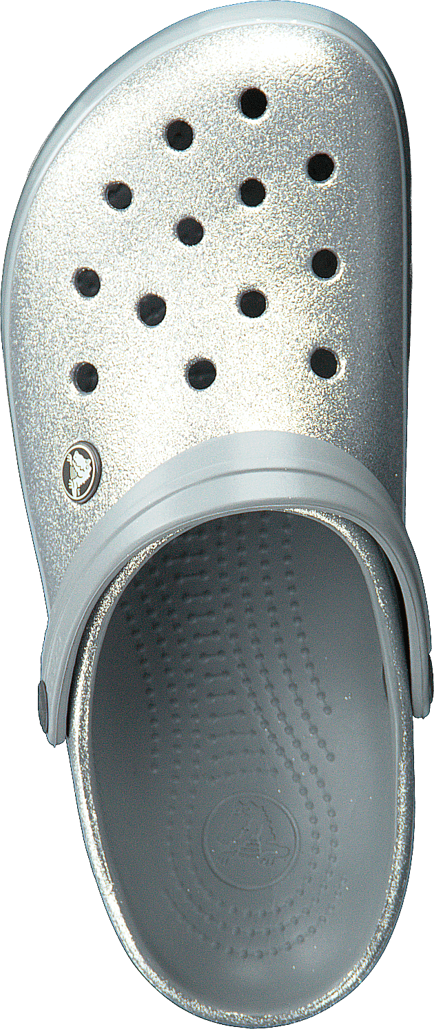 Crocband Glitter Clog Silber