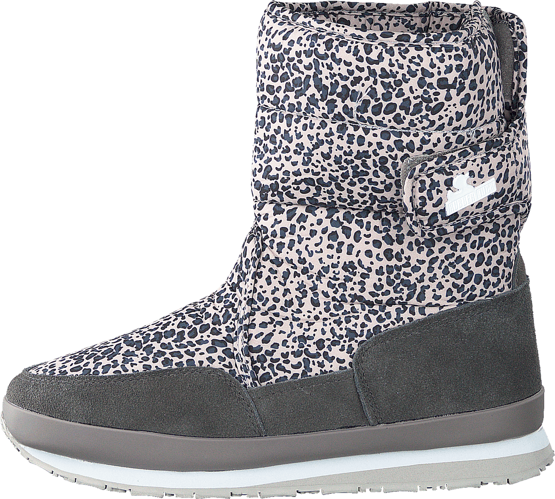 Rd Nylon Suede Solid Grey Leo