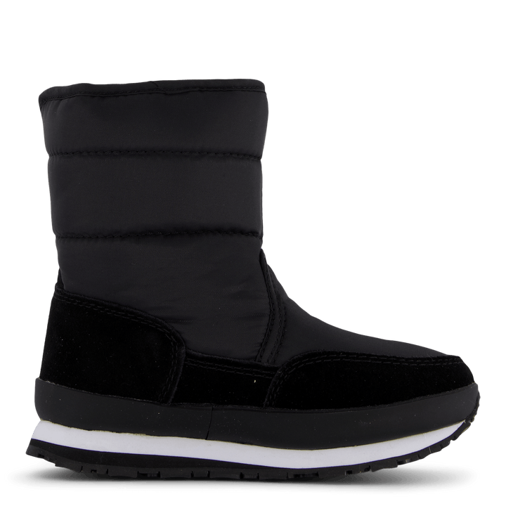 Rd Nylon Suede Solid Kids Black