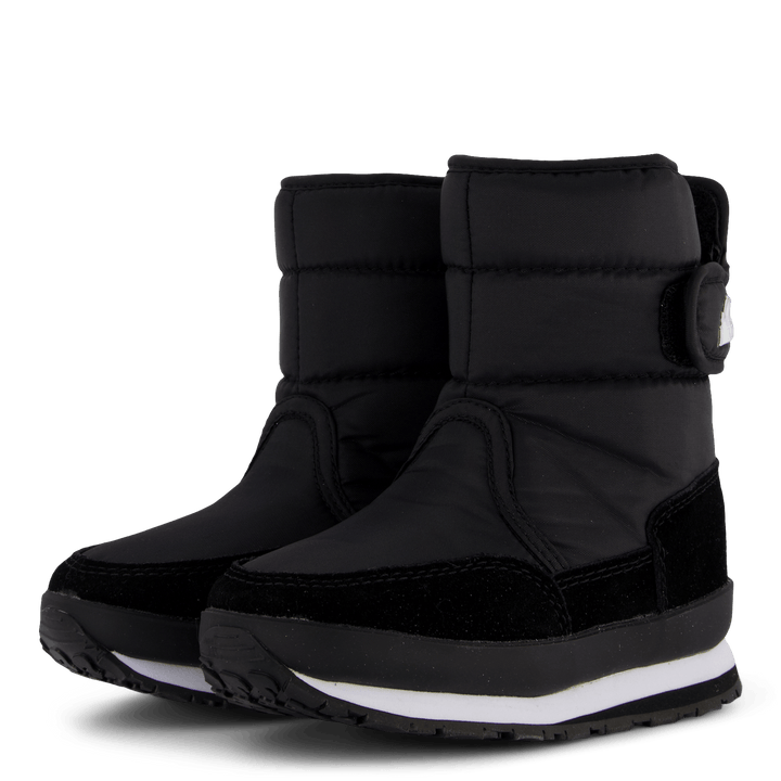 Rd Nylon Suede Solid Kids Black