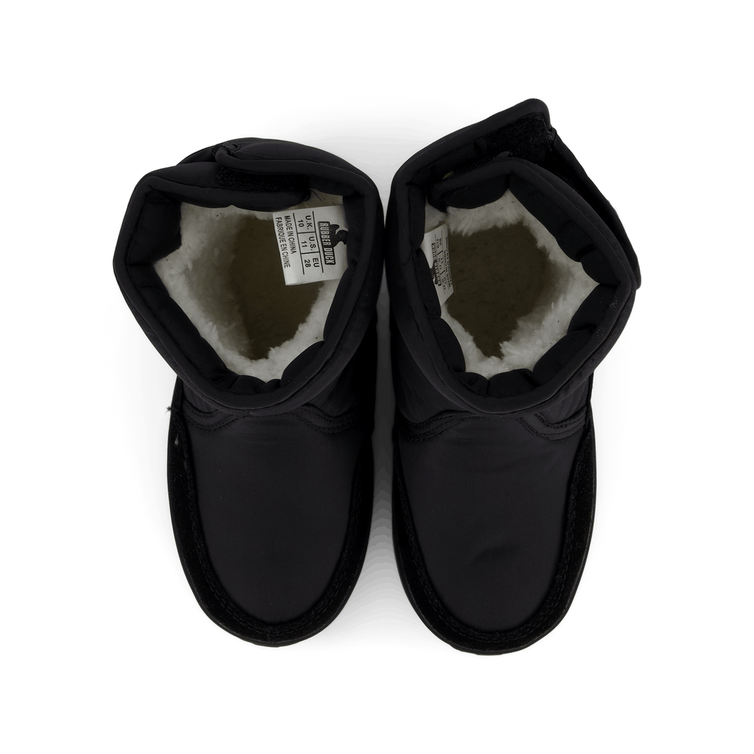 Rd Nylon Suede Solid Kids Black