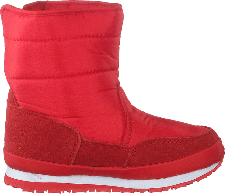 Rd Nylon Suede Solid Kids Red