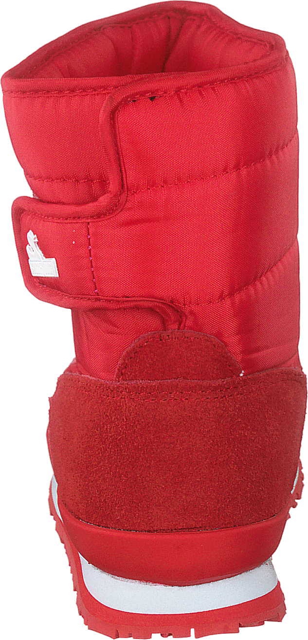 Rd Nylon Suede Solid Kids Red